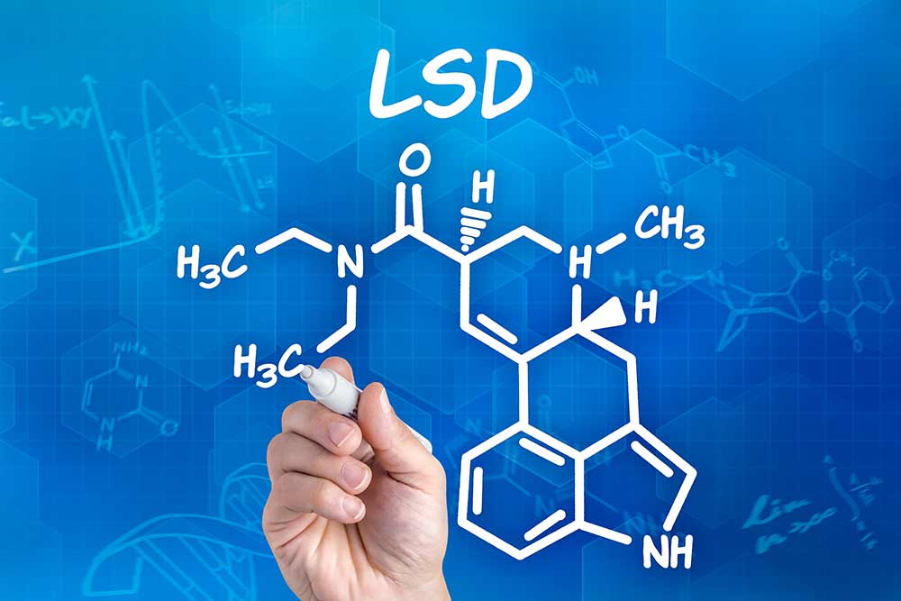 chemical breakdown of LSD.