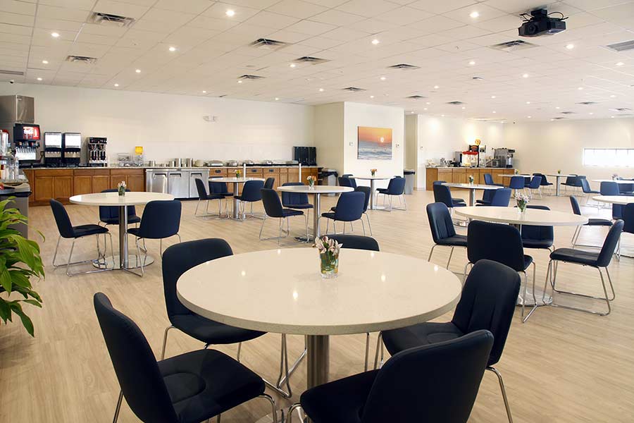 Cafeteria at Beach House Rehab Center
