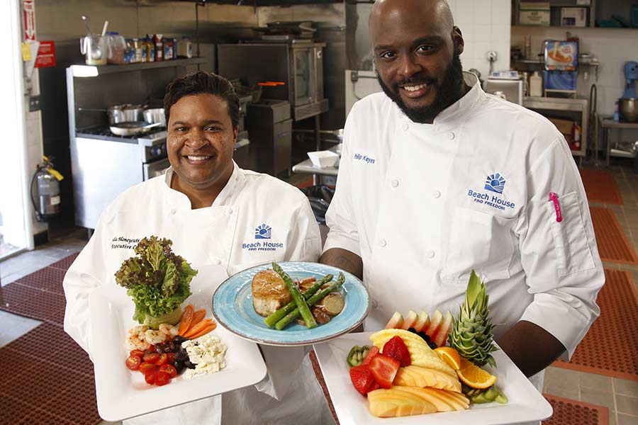 chefs at Beach House Rehab Center