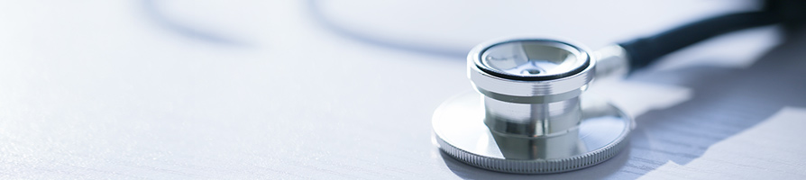 Stethoscope on table