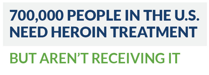 200K people in the US need Heroin treatment