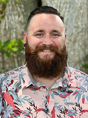 A headshot of Shaun Milliman, an admissions counselor at Beach House Recovery Center.