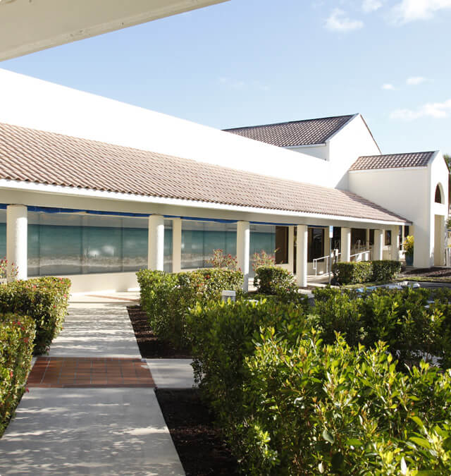 Exterior of addiction treatment center, Beach House Recovery Center in Florida.